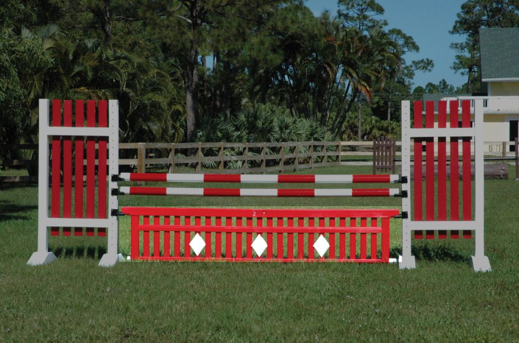 Closed Picket Diamond Gate - Jump Fillers - Arena Supplies