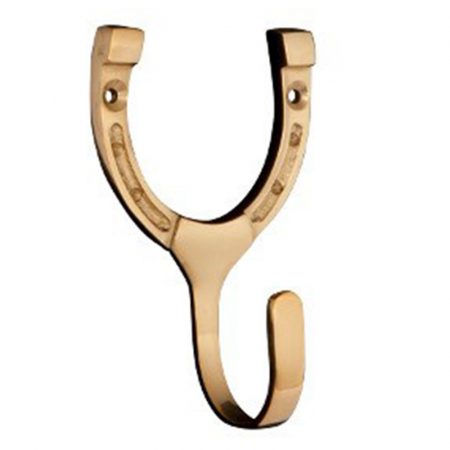 Brass Single Hook - Barn and Stable Equipment - Arena Supplies