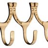 brass triple hook